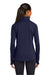 Sport-Tek LST850 Womens Sport-Wick Moisture Wicking 1/4 Zip Sweatshirt w/ Pouch Pocket True Navy Blue Model Back