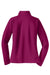 Sport-Tek LST850 Womens Sport-Wick Moisture Wicking 1/4 Zip Sweatshirt w/ Pouch Pocket Pink Rush Flat Back