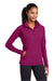 Sport-Tek LST850 Womens Sport-Wick Moisture Wicking 1/4 Zip Sweatshirt w/ Pouch Pocket Pink Rush Model 3q