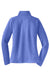 Sport-Tek LST850 Womens Sport-Wick Moisture Wicking 1/4 Zip Sweatshirt w/ Pouch Pocket Heather True Royal Blue Flat Back