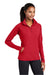 Sport-Tek LST850 Womens Sport-Wick Moisture Wicking 1/4 Zip Sweatshirt w/ Pouch Pocket True Red Model 3q