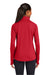 Sport-Tek LST850 Womens Sport-Wick Moisture Wicking 1/4 Zip Sweatshirt w/ Pouch Pocket True Red Model Back
