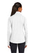 Sport-Tek LST850 Womens Sport-Wick Moisture Wicking 1/4 Zip Sweatshirt w/ Pouch Pocket White Model Back