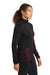 Sport-Tek LST853 Womens Sport-Wick Moisture Wicking Full Zip Jacket Black/True Red Model Side