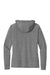 Sport-Tek LST856 Womens Sport-Wick Moisture Wicking 1/4 Zip Hooded Sweatshirt Hoodie w/ Pouch Pocket Heather Charcoal Grey Flat Back