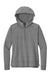 Sport-Tek LST856 Womens Sport-Wick Moisture Wicking 1/4 Zip Hooded Sweatshirt Hoodie w/ Pouch Pocket Heather Charcoal Grey Flat Front