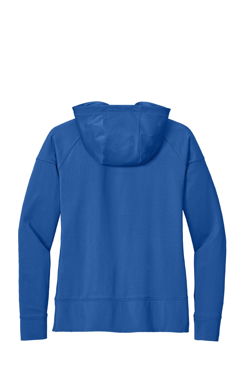 Sport-Tek LST856 Womens Sport-Wick Moisture Wicking 1/4 Zip Hooded Sweatshirt Hoodie w/ Pouch Pocket True Royal Blue Flat Back