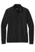 Sport-Tek LST857 Womens Sport-Wick Moisture Wicking Full Zip Cadet Jacket Black Flat Front