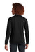 Sport-Tek LST857 Womens Sport-Wick Moisture Wicking Full Zip Cadet Jacket Black Model Back
