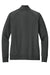 Sport-Tek LST857 Womens Sport-Wick Moisture Wicking Full Zip Cadet Jacket Charcoal Grey Flat Back