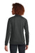 Sport-Tek LST857 Womens Sport-Wick Moisture Wicking Full Zip Cadet Jacket Charcoal Grey Model Back