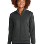 Sport-Tek Womens Sport-Wick Moisture Wicking Full Zip Cadet Jacket - Charcoal Grey