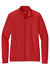 Sport-Tek LST857 Womens Sport-Wick Moisture Wicking Full Zip Cadet Jacket Deep Red Flat Front
