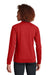 Sport-Tek LST857 Womens Sport-Wick Moisture Wicking Full Zip Cadet Jacket Deep Red Model Back