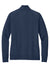 Sport-Tek LST857 Womens Sport-Wick Moisture Wicking Full Zip Cadet Jacket True Navy Blue Flat Back