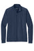 Sport-Tek LST857 Womens Sport-Wick Moisture Wicking Full Zip Cadet Jacket True Navy Blue Flat Front