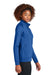 Sport-Tek LST857 Womens Sport-Wick Moisture Wicking Full Zip Cadet Jacket True Royal Blue Model Side