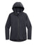 Sport-Tek LST870 Womens Circuit Full Zip Hooded Jacket Graphite Grey Flat Front