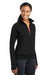 Sport-Tek LST885 Womens NRG Full Zip Sweatshirt w/ Pockets Black Model 3q