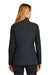 Sport-Tek LST940 Womens Teknical Hybrid Full Zip Jacket Black Model Back