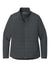 Sport-Tek LST940 Womens Teknical Hybrid Full Zip Jacket Iron Grey Flat Front