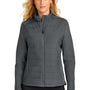Sport-Tek Womens Teknical Hybrid Full Zip Jacket - Iron Grey - COMING SOON