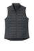 Sport-Tek LST941 Womens Teknical Hybrid Full Zip Vest Iron Grey Flat Front