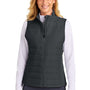 Sport-Tek Womens Teknical Hybrid Full Zip Vest - Iron Grey - COMING SOON