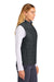 Sport-Tek LST941 Womens Teknical Hybrid Full Zip Vest Iron Grey Model Side