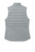 Sport-Tek LST941 Womens Teknical Hybrid Full Zip Vest Silver Grey Flat Back