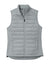 Sport-Tek LST941 Womens Teknical Hybrid Full Zip Vest Silver Grey Flat Front