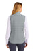 Sport-Tek LST941 Womens Teknical Hybrid Full Zip Vest Silver Grey Model Back