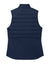 Sport-Tek LST941 Womens Teknical Hybrid Full Zip Vest True Navy Blue Flat Back