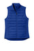 Sport-Tek LST941 Womens Teknical Hybrid Full Zip Vest True Royal Blue Flat Front