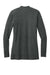 Port Authority LSW2890 Womens Easy Care Open Front Long Sleeve Cardigan Sweater w/ Pockets Heather Charcoal Grey Flat Back