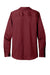 Port Authority LW808 Womens SuperPro Wrinkle Resistant React Long Sleeve Button Down Shirt Burgundy Flat Back