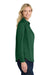 Port Authority LW808 Womens SuperPro Wrinkle Resistant React Long Sleeve Button Down Shirt Dark Green Model Side