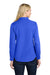Port Authority LW808 Womens SuperPro Wrinkle Resistant React Long Sleeve Button Down Shirt True Royal Blue Model Back