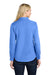 Port Authority LW808 Womens SuperPro Wrinkle Resistant React Long Sleeve Button Down Shirt Ultramarine Blue Model Back