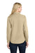 Port Authority LW808 Womens SuperPro Wrinkle Resistant React Long Sleeve Button Down Shirt Wheat Model Back