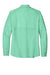 Port Authority LW960 Womens Daybreak Moisture Wicking Long Sleeve Button Down Shirt w/ Pockets Bright Seafoam Green Flat Back