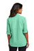 Port Authority LW960 Womens Daybreak Moisture Wicking Long Sleeve Button Down Shirt w/ Pockets Bright Seafoam Green Model Back