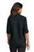 Port Authority LW960 Womens Daybreak Moisture Wicking Long Sleeve Button Down Shirt w/ Pockets Deep Black Model Back