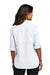 Port Authority LW960 Womens Daybreak Moisture Wicking Long Sleeve Button Down Shirt w/ Pockets White Model Back