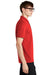 Mercer+Mettle MM1000 Mens Moisture Wicking Short Sleeve Polo Shirt Apple Red Model Side