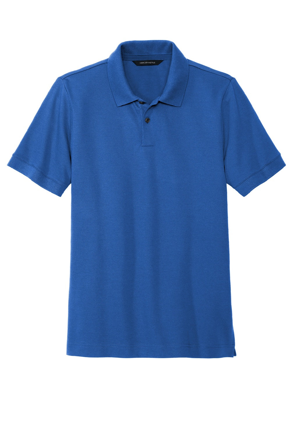 Mercer+Mettle MM1000 Moisture Wicking Short Sleeve Polo Shirt Blue Note Flat Front
