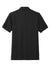 Mercer+Mettle MM1000 Moisture Wicking Short Sleeve Polo Shirt Deep Black Flat Back