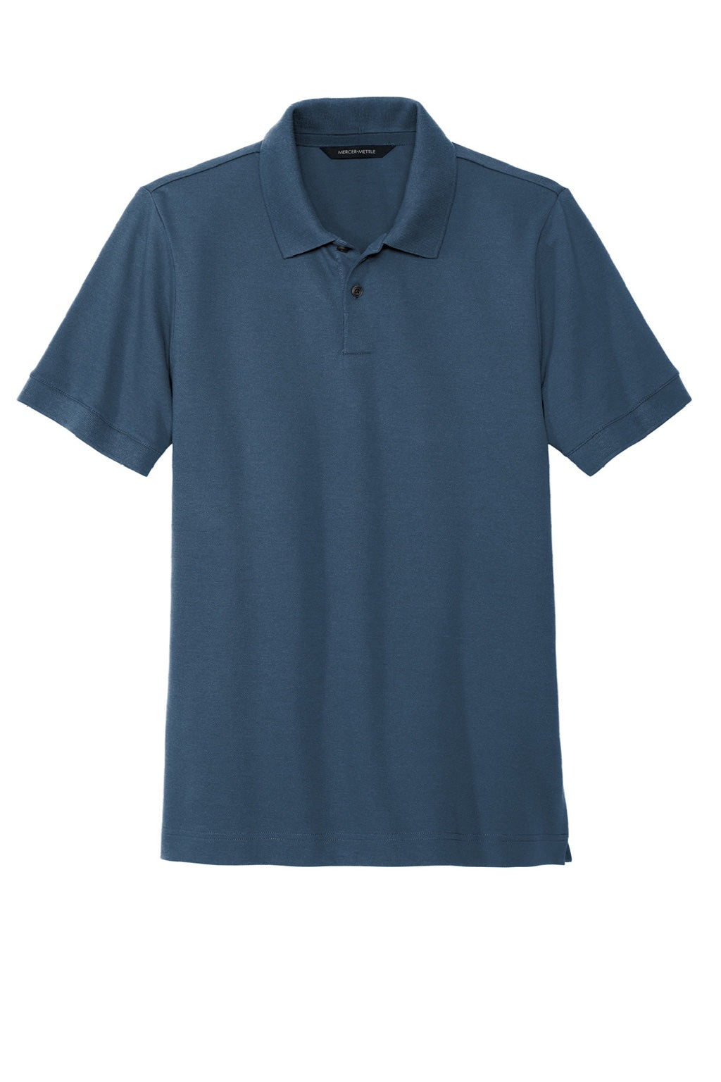 Mercer+Mettle MM1000 Moisture Wicking Short Sleeve Polo Shirt Insignia Blue Flat Front