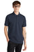 Mercer+Mettle MM1000 Mens Moisture Wicking Short Sleeve Polo Shirt Night Navy Blue Model Front