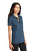 Mercer+Mettle MM1001 Womens Moisture Wicking Short Sleeve Polo Shirt Insignia Blue Model 3Q
